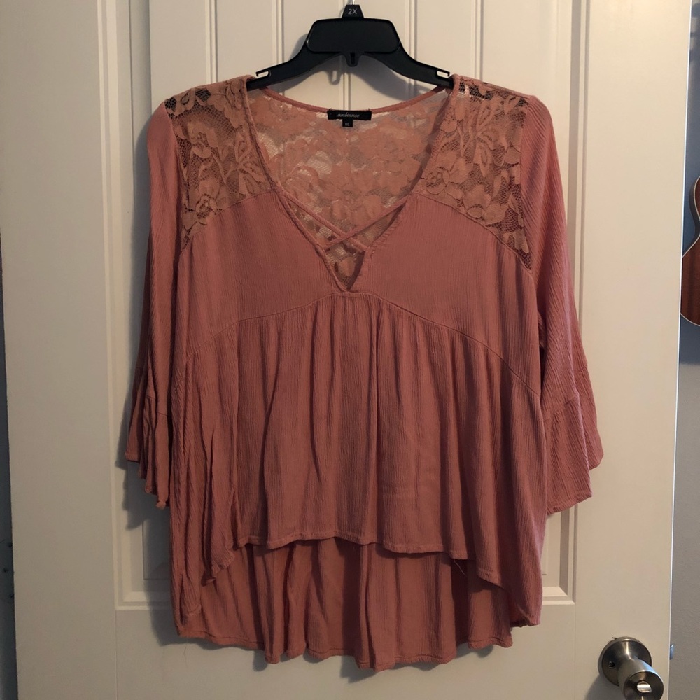 Plus-Size Crossfront Top